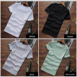 T-Shirt | casual | V-hals