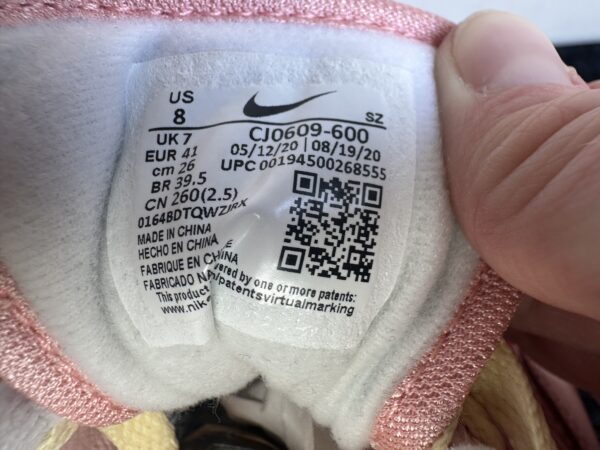 Nike air Max 1 Strawberry Lemonade - size 41 - Afbeelding 7