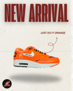Nike air Max 1 Just Do It Orange