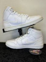 Jordan 1 - Mid - Triple White 2.0 (2020) - Afbeelding 4