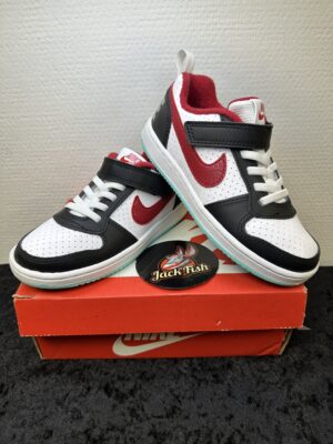 Nike Court Borough Low Black Red Mint DQ5354-161