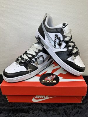 Court Borough Low Punk Chain black silver