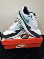 Nike air Max 1 White Black Stadium Green