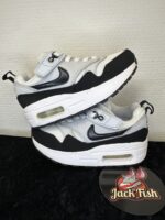 Nike air Max 1 EasyOn White Black (PS) - Afbeelding 3