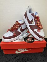 Nike Court Borough Chinese style Recraft GS "Dark Team Red"