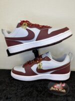 Nike Court Borough Chinese style Recraft GS "Dark Team Red" - Afbeelding 4